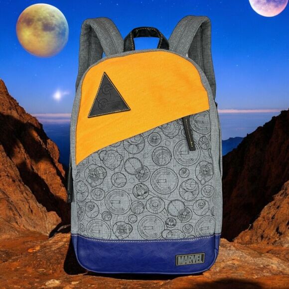 OFFICIAL Disney Parks Marvel Eternals Teen/Adult School Backpack Bag 19x13x6" - Picture 8 of 16